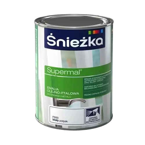 SNIEZKA Supermal 0.8L,  Alb lucios (Ral 9003)