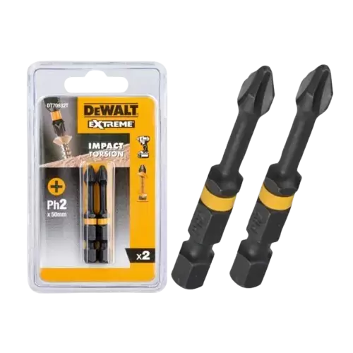 DeWALT  set capete de insurubat DT70532T PH2 IR Torsion 50mm (2 buc)